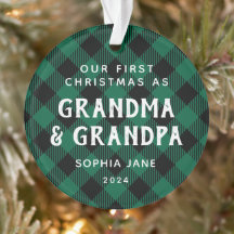 Großeltern Weihnachtbaumschmuck